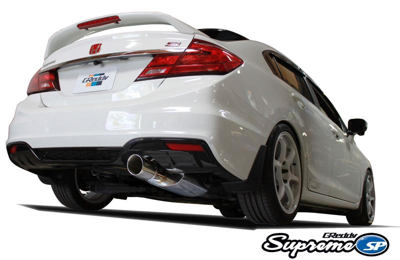 GReddy 12-15 Honda Civic Si Coupe 76mm Supreme SP Cat-Back Exhaust-thumbmail-4
