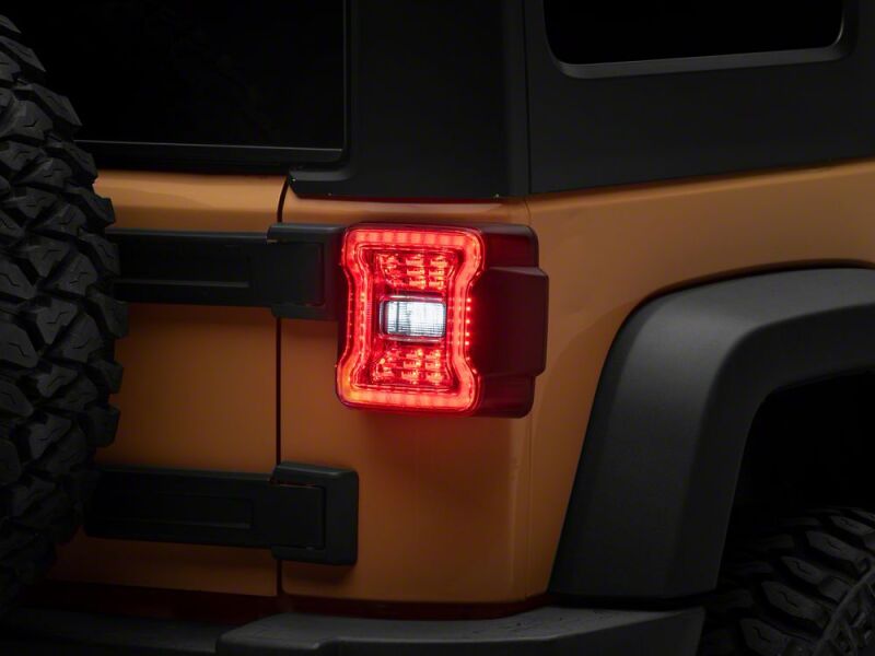 Raxiom 07-18 Jeep Wrangler JK LED Tail Lights- Clear Housing- Clear Lens-thumbmail-10