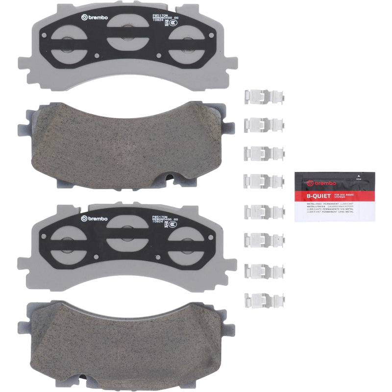 Brembo 20-22 Audi A8 Quattro/SQ8/SQ7/S6/S7 Sportback/S8 Front NAO Brake Pad-thumbmail-1
