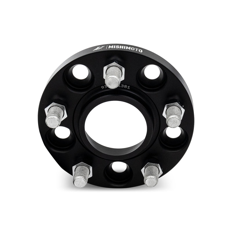 Mishimoto Wheel Spacers - 5x114.3 - 67.1 - 15 - M12 - Black-thumbmail-3
