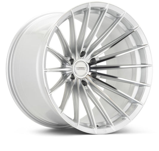 Vossen HFX-4 17x9 - 6x139.7 - ET0 - Super Deep - 106.1 - Silver Polished Wheel