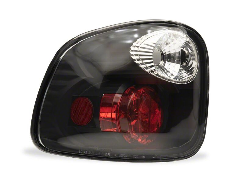 Raxiom 01-03 Ford F-150 Flareside Axial Series Euro Style Tail Lights- Black Housing- Clear Lens-thumbmail-2