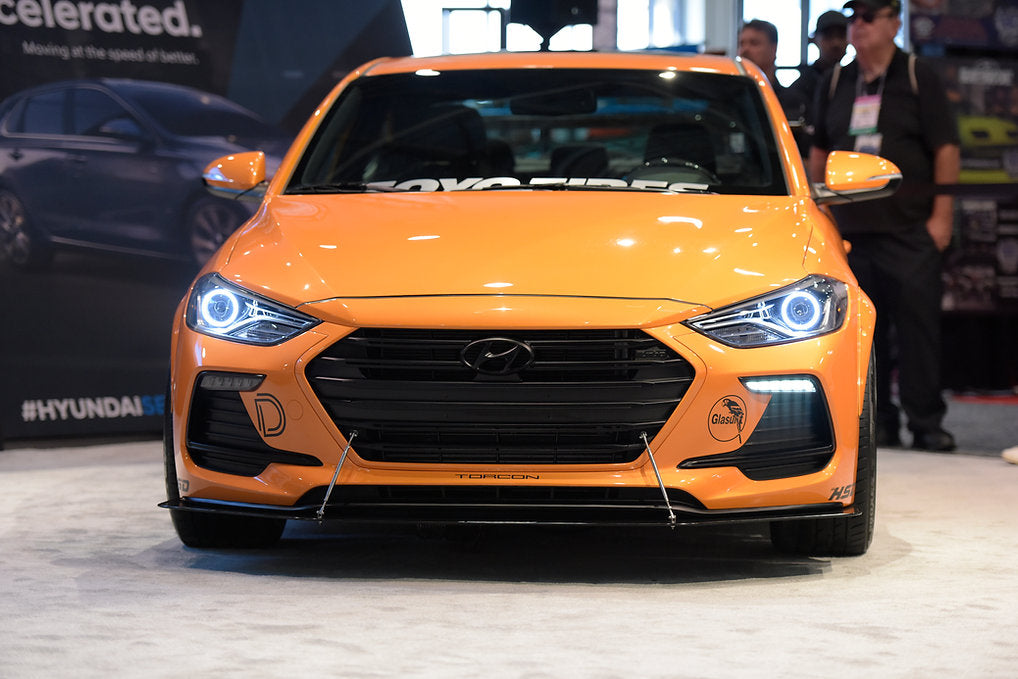 Aerotekk Front Street Splitter for 17-20 Elantra Sport