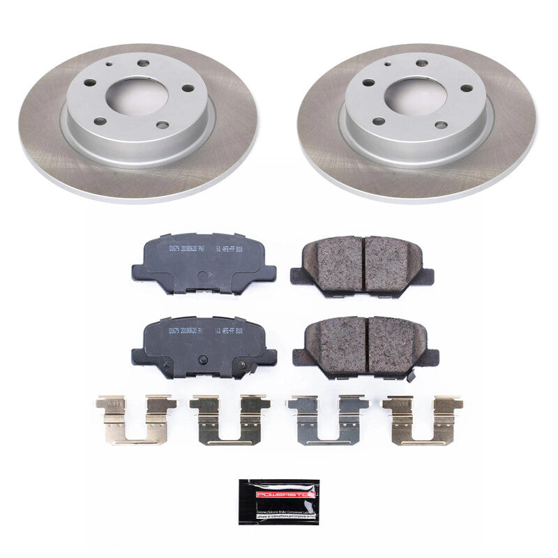 Power Stop 14-16 Mazda 3 Rear Semi-Coated Rotor Kit-thumbmail-1