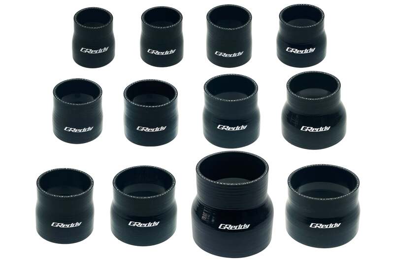 GReddy 50-60mm Silicone Reducer Hose - Black-thumbmail-3