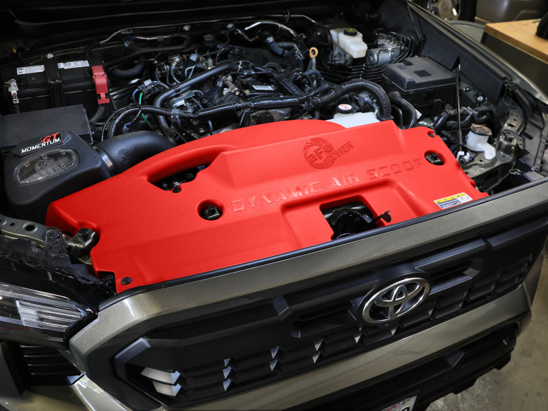 aFe POWER Red Edition Dynamic Air Scoop XL for Intake Kits 50-70119D and 50-70119R-thumbmail-2