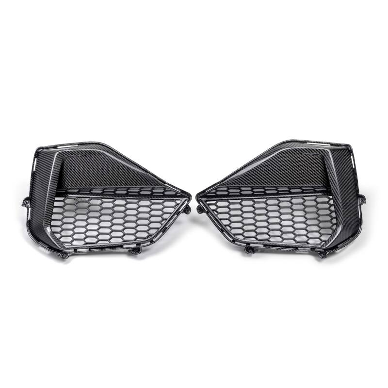 Anderson Composites 2024 Ford Mustang GT Carbon Fiber Front Bumper Inserts-thumbmail-2
