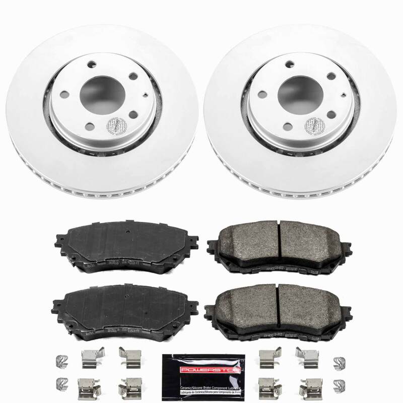 Power Stop 20-21 Mazda 6 Front Z23 Coated Brake Kit-thumbmail-1