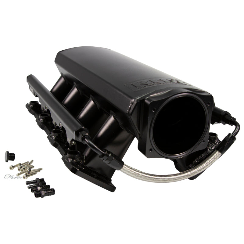Fast Intake Manifold, Rhs Sheet Met Al, Ls Cathedral Port, Black W/ Fuel Rail Kit-thumbmail-1