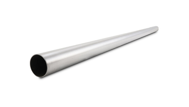 Vibrant 3.50in OD 304 Stainless Steel Brushed Straight Tubing-thumbmail-1