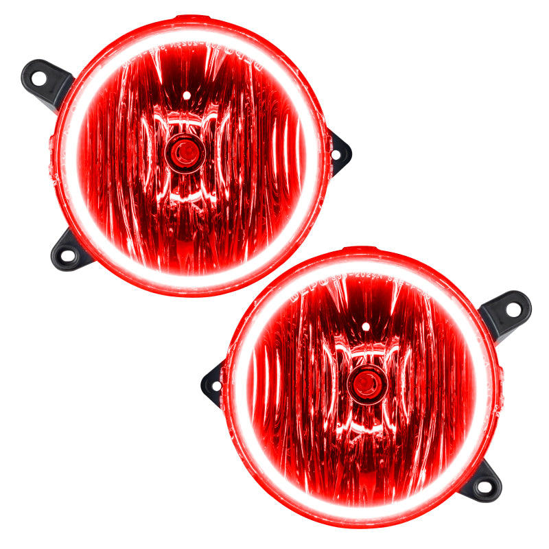 Oracle 05-09 Ford Mustang GT LED Fog Light Halo Kit - Red-thumbmail-4