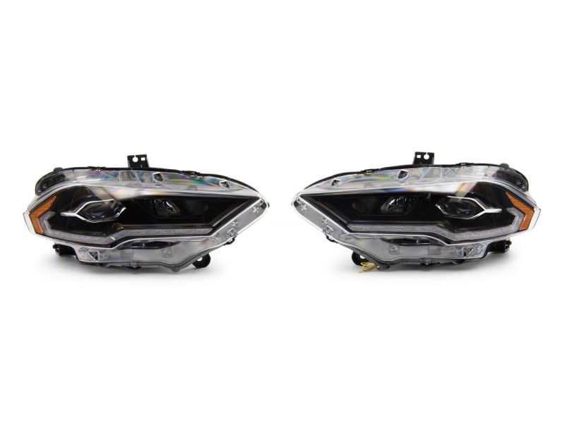 Raxiom 18-23 Ford Mustang GT EcoBoost LED Projector Headlights- Blk Housing (Clear Lens)-thumbmail-9