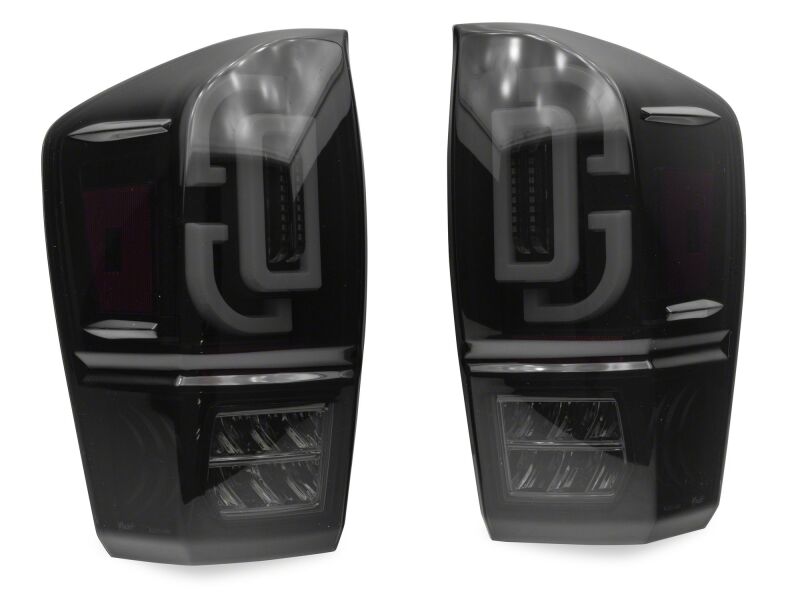 Raxiom 16-23 Toyota Tacoma XW Series Sequential LED Tail Lights- Black Housing/ Smoked Lens-thumbmail-4