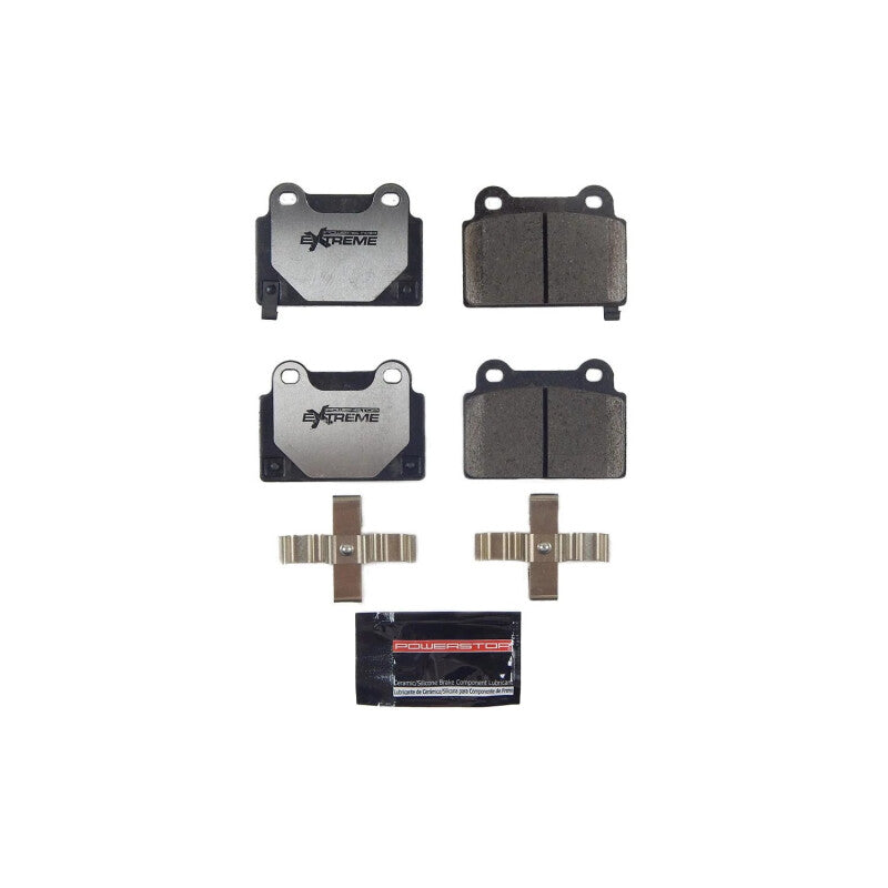 Power Stop 08-15 Mitsubishi Lancer Rear Z26 Street Pad w/Hardware-thumbmail-1