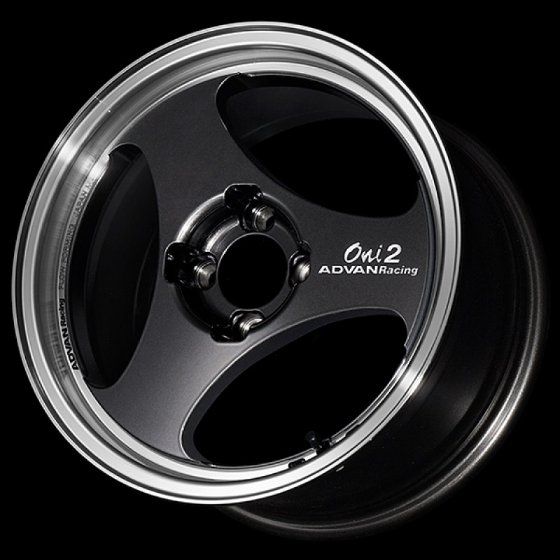 Advan ONI2 15x5.5 / +38 Offset / 4-100 / 63mm Bore / Machining & Black Gunmetallic-thumbmail-1