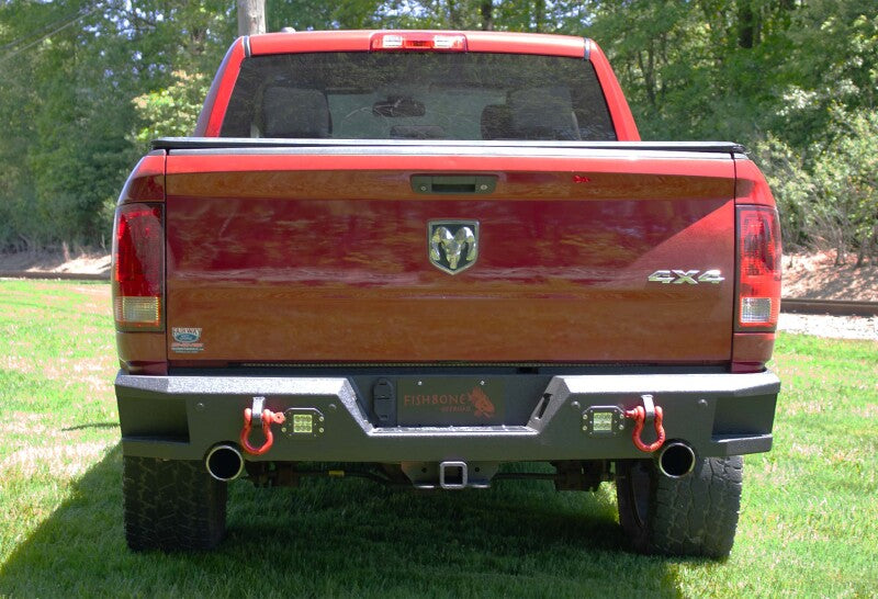 Fishbone Offroad 2009+ Ram 1500 Classic Anglerfish Rear Bumper - Black Texture-thumbmail-4