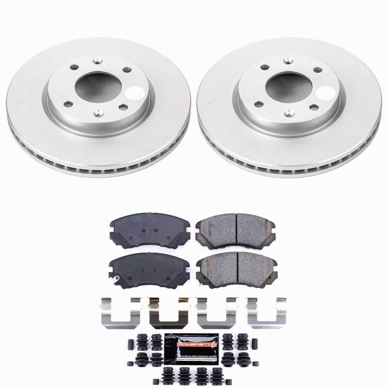 Power Stop 03-05 Hyundai Sonata Front Z23 Coated Brake Kit-thumbmail-1