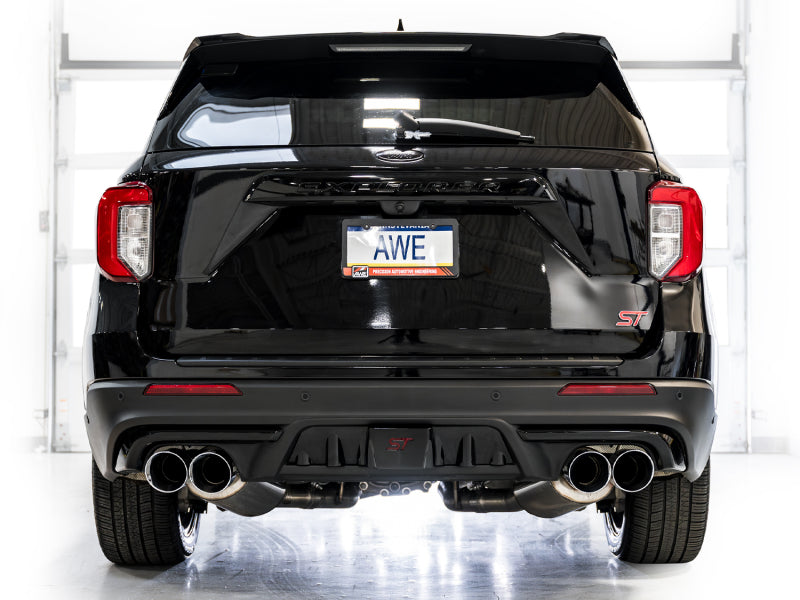 AWE Tuning 2020+ Ford Explorer ST Touring Edition Exhaust w/ Chrome Silver Tips-thumbmail-9