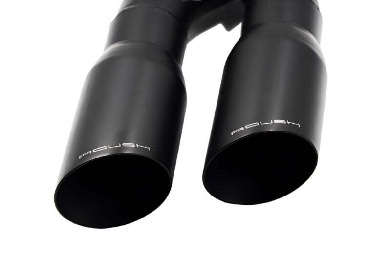 Roush 21-24 Ford F-150 5.0L 4in Black Exhaust Y Tip Kit-thumbmail-3
