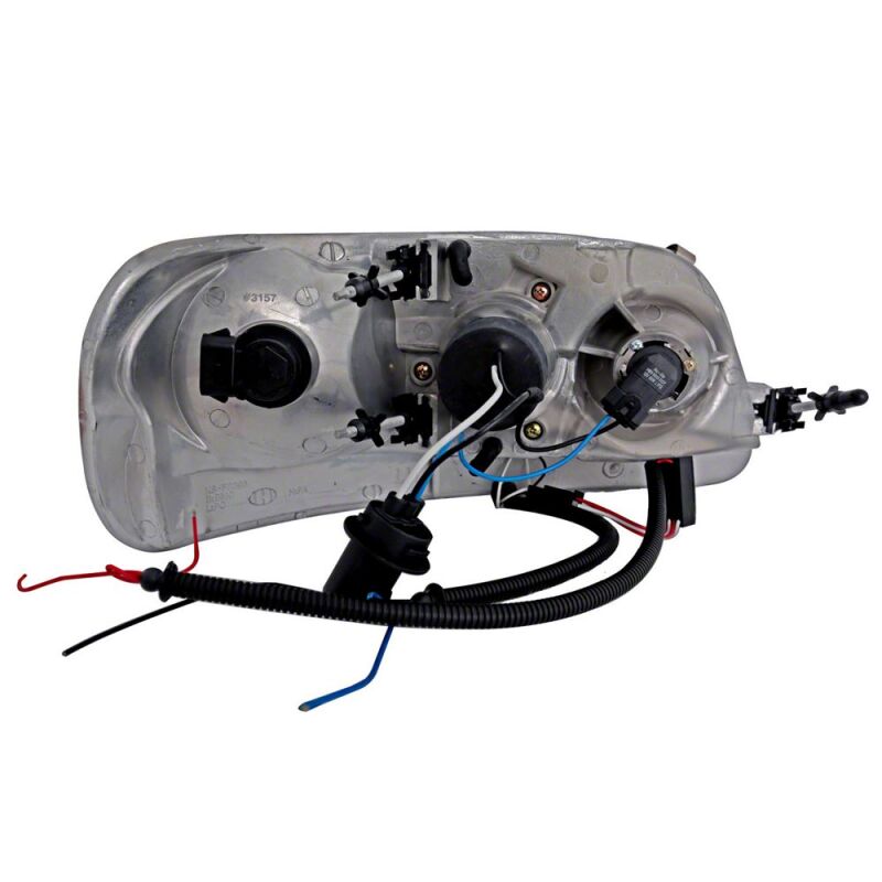 Raxiom 97-03 Ford F-150 LED Halo Projector Headlights- Black Housing- Clear Lens-thumbmail-3