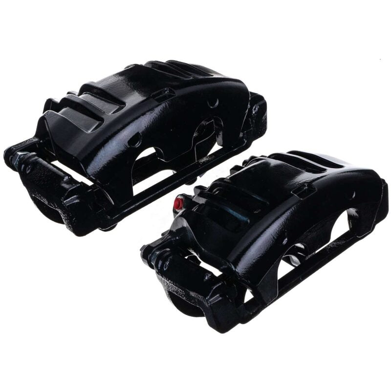 Power Stop 2014 Chrysler 200 Front Black Caliper - Pair w/Bracket-thumbmail-6