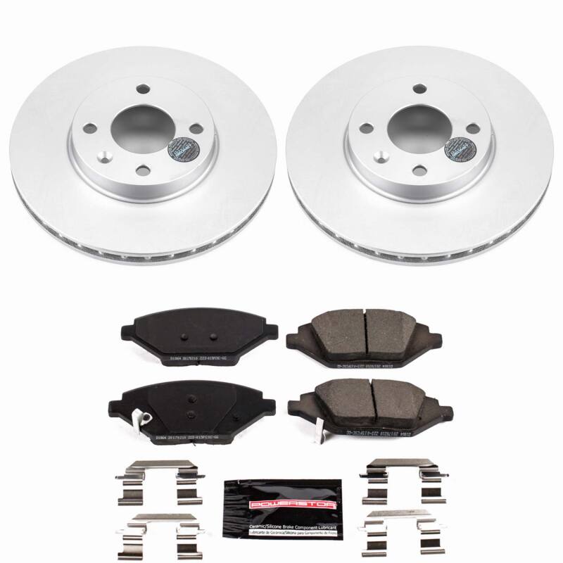 Power Stop 16-22 Chevrolet Spark Front Z23 Coated Brake Kit-thumbmail-1