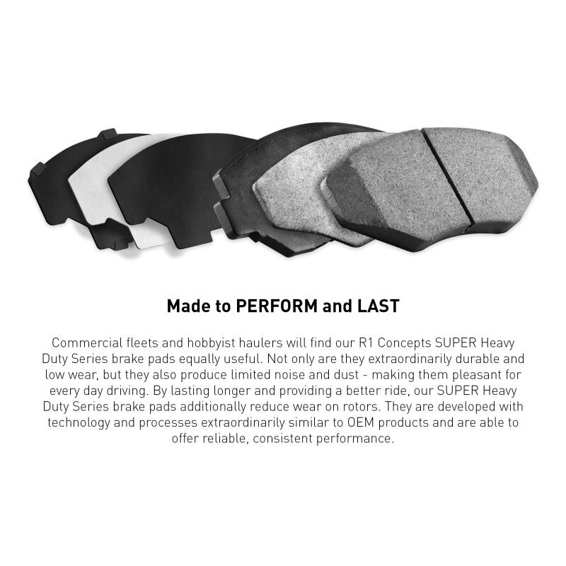 R1 99-26 Isuzu Npr-Hd - Gas Engine Front/Rear Super Duty Brake Pads-thumbmail-5