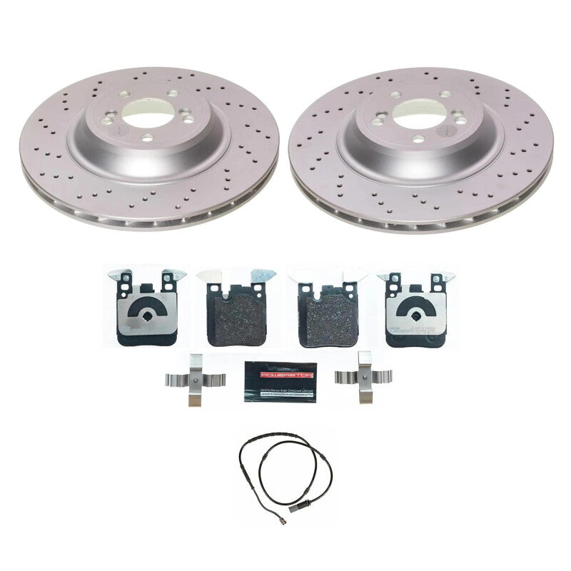 Power Stop 16-18 BMW M2 Rear Eurostop Brake Kit-thumbmail-1