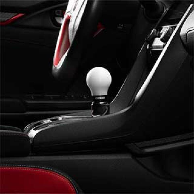 Cobb 17-21 Honda Civic Type R 6-Speed Short Weighted Cobb Knob - White-thumbmail-2