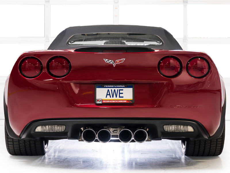 AWE Tuning 09-13 Chevrolet Corvette 6.2L Touring Edition Axle-back Exhaust w/ Chrome Silver Tips-thumbmail-9