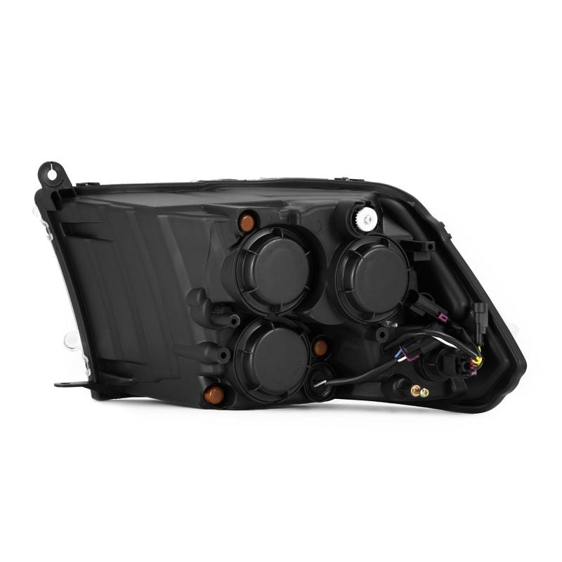 AlphaRex 09-18 Dodge Ram 1500HD NOVA LED Projector Headlights Plank Style Design Chrome w/DRL-thumbmail-6