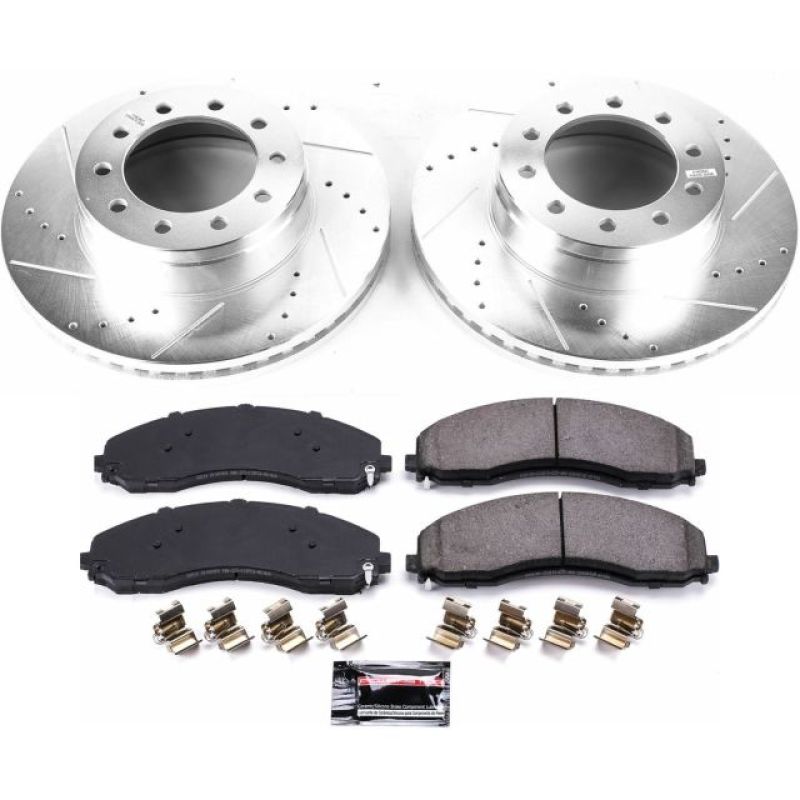 Power Stop 17-22 Ford F-450 Super Duty Front Z36 Truck & Tow Brake Kit-thumbmail-1