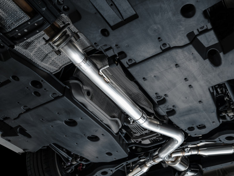AWE 23-24 Toyota GR Corolla Track Edition Catback Exhaust - Chrome Silver Tips-thumbmail-6
