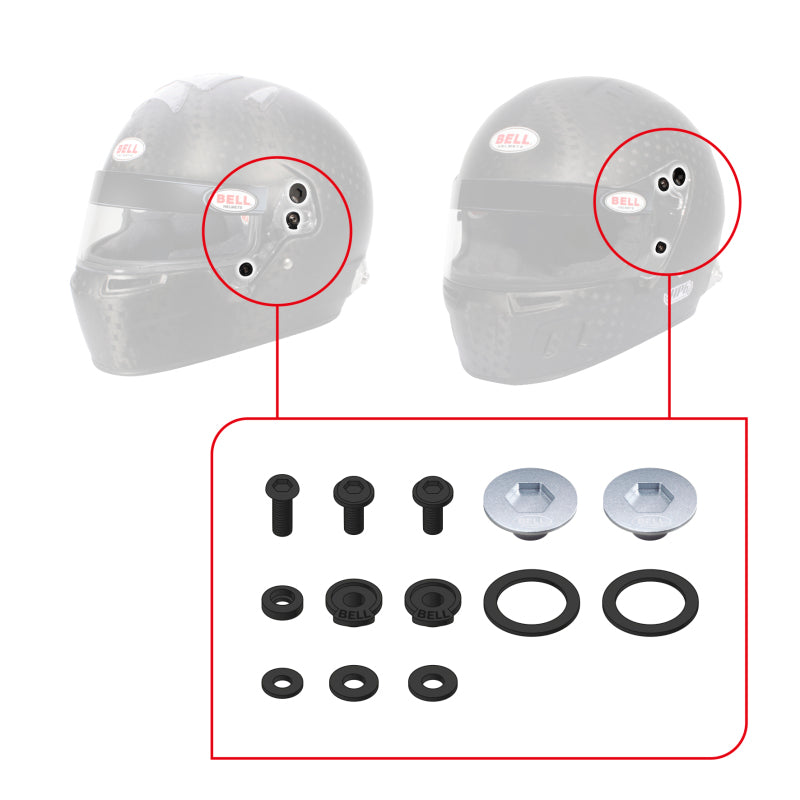 Bell SV (SE07/SE077/SE06) Pivot Kit - Red-thumbmail-8