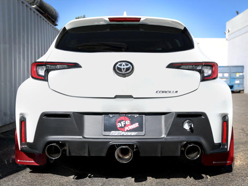 aFe 23-24 Toyota GR Corolla L3 1.6L (t) Gemini XV 3in to 2-1/2in Cat Back Exhaust w/ Polished Tips-thumbmail-4