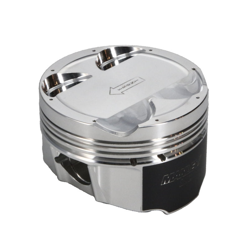 Manley Toyota 2JZGTE 94mm Stroke 86.25m Bore -6cc Dish 10:1 CR Turbo Tuff Piston Set w/ Rings-thumbmail-6