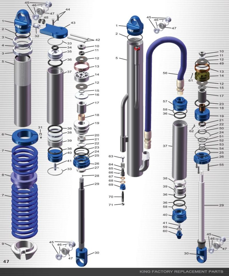 King Shocks Shaft .500 Stdrd Stnr 15.067in-thumbmail-2