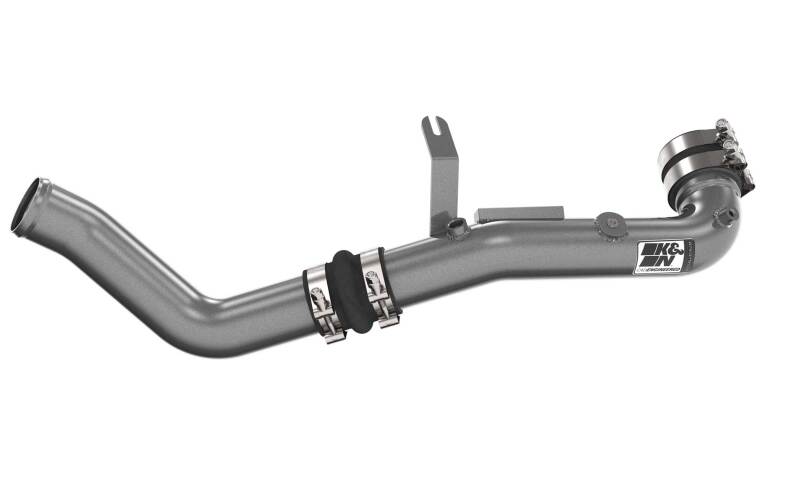 K&N 22-24 Honda Civic 1.5L L4 Aluminum Charge Pipe Kit - Gunmetal Gray-thumbmail-1