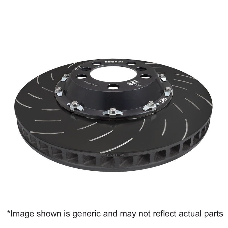 EBC Racing 03-08 Lamborghini Gallardo 5.0L 2 Piece SG Racing Rear Rotors-thumbmail-3
