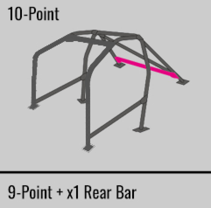 Cusco Safety21 10pt 2Pssgr BLK Thru Dash Roll Cage Nissan R33 2dr (S/O/No Cancel)-thumbmail-1