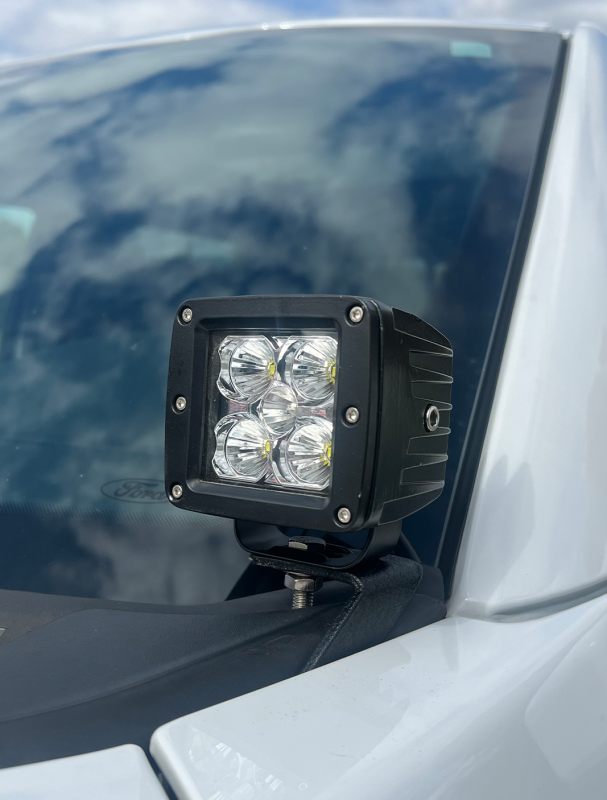 Fishbone Offroad 2015+ Ford F150 / 2017+ Raptor Pod Light Bracket - Black-thumbmail-4