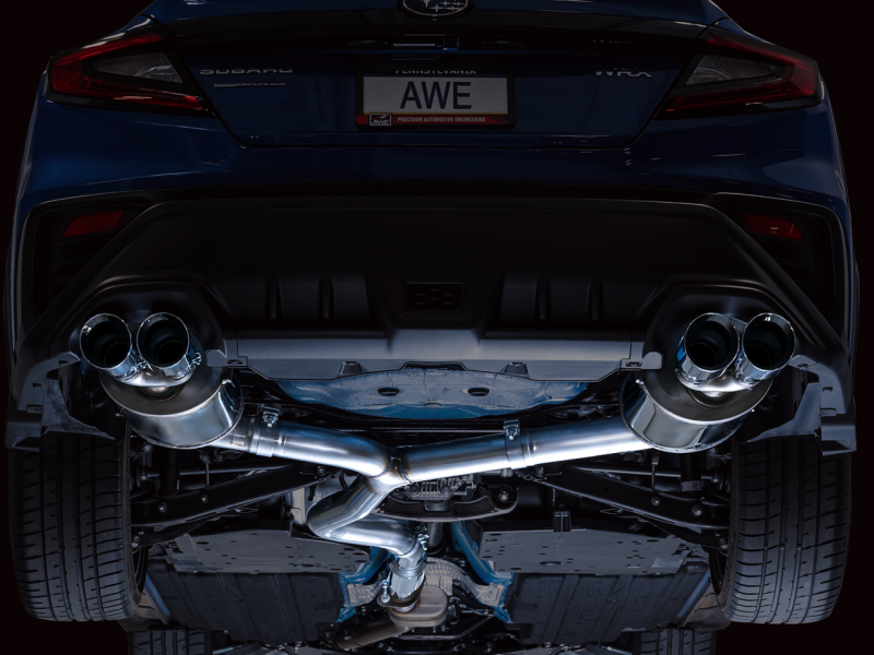 AWE Tuning 2022+ VB Subaru WRX Touring Edition Exhaust - Chrome Silver Tips-thumbmail-7