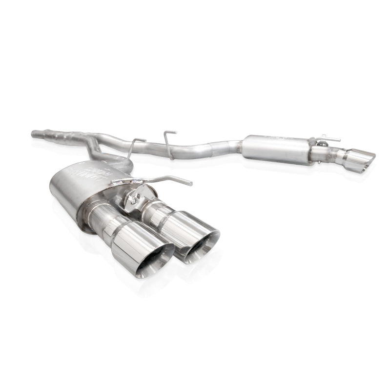 Stainless Works 2024 Mustang GT Catback Dual Tips Legend Sound H-Pipe Factory Connect Exhaust-thumbmail-1