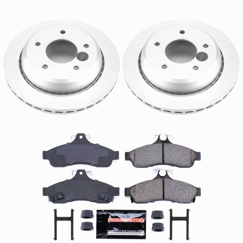 Power Stop 94-96 Chevrolet Caprice Rear Z23 Coated Brake Kit-thumbmail-1