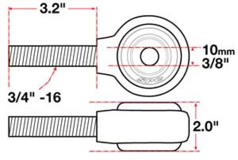 SPC Performance XAXIS Rod End Ball Joint-thumbmail-2