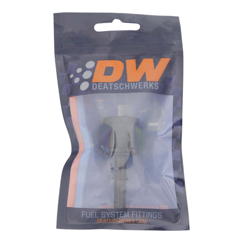 DeatschWerks 10AN Female Flare Swivel to 5/16in Male EFI Quick Disconnect - Anodized Matte Black-thumbmail-2