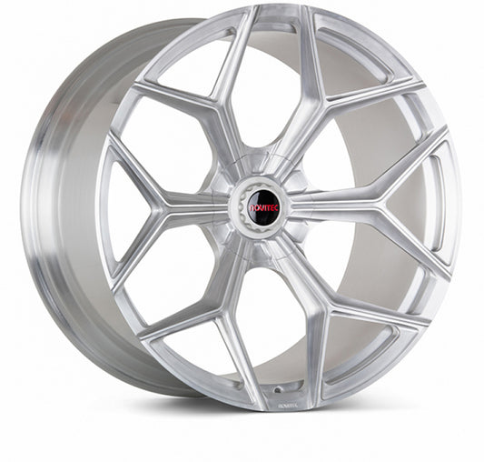 Vossen x Novitec NL4-5L 22x12.5 ET:34 Brushed - Gloss Clear Lamborghini Revuelto Rear Wheel