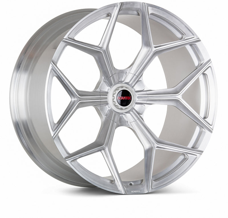 Vossen x Novitec NL4-5L 20x9 ET:24 Brushed - Gloss Clear Lamborghini Aventador Front Wheel-thumbmail-1
