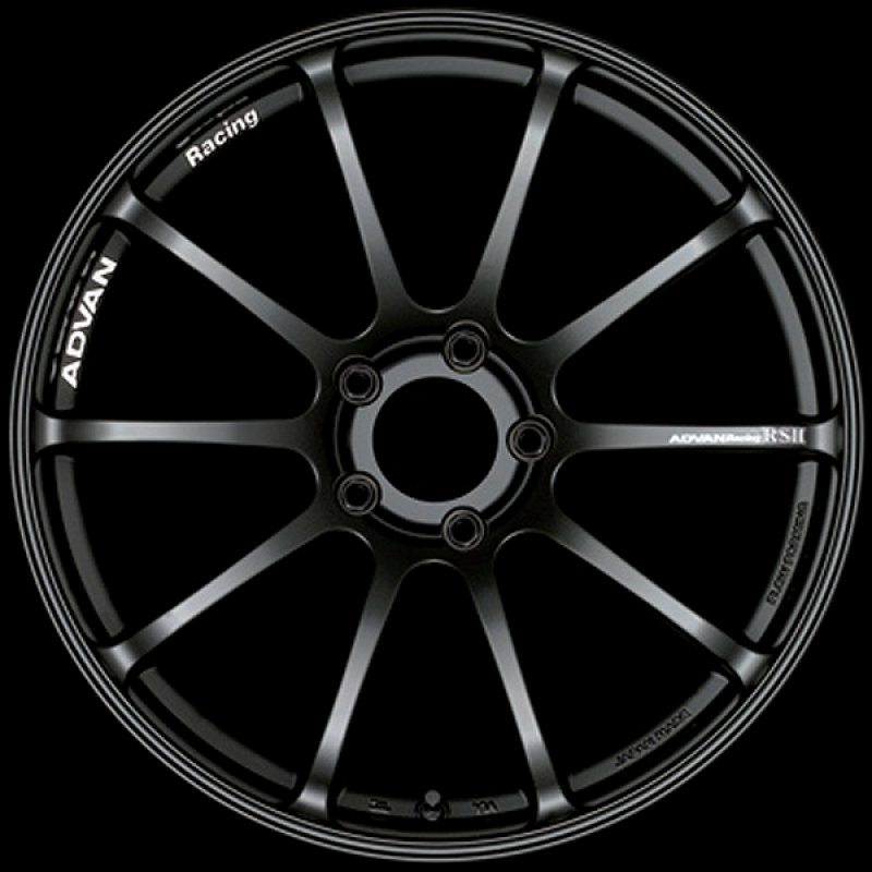Advan RSII 20x11.0 / +51 Offset / 5-130 / 71.6mm Bore / Semi Gloss Black-thumbmail-1