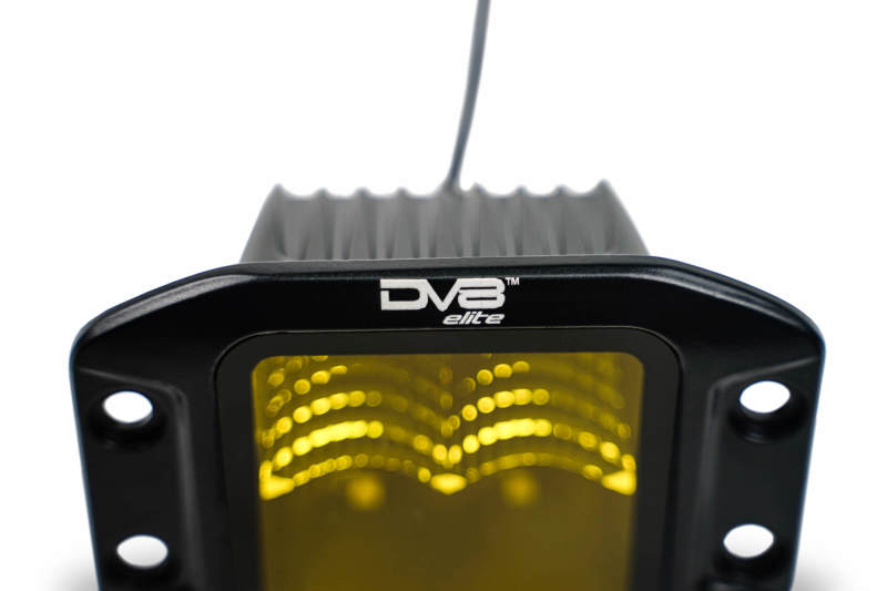 DV8 3-Inch Elite Series LED Amber Flush Mount Pod Light-thumbmail-8